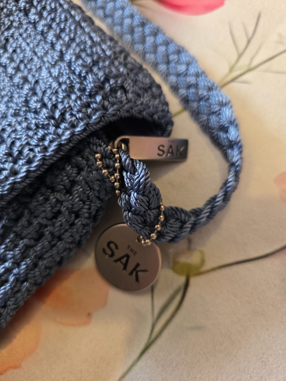 The Sak Handwoven Blue Crossbody Shoulder Bag - Picture 4 of 4